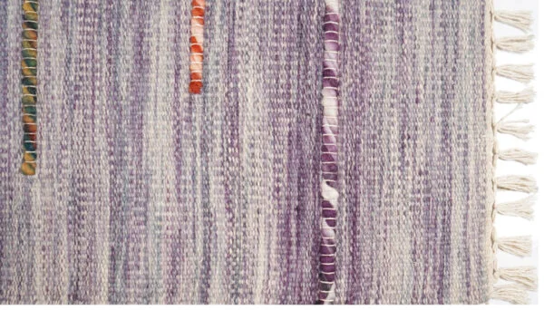 Mirzapur Manjari Motley Hand Woven Cotton Rug