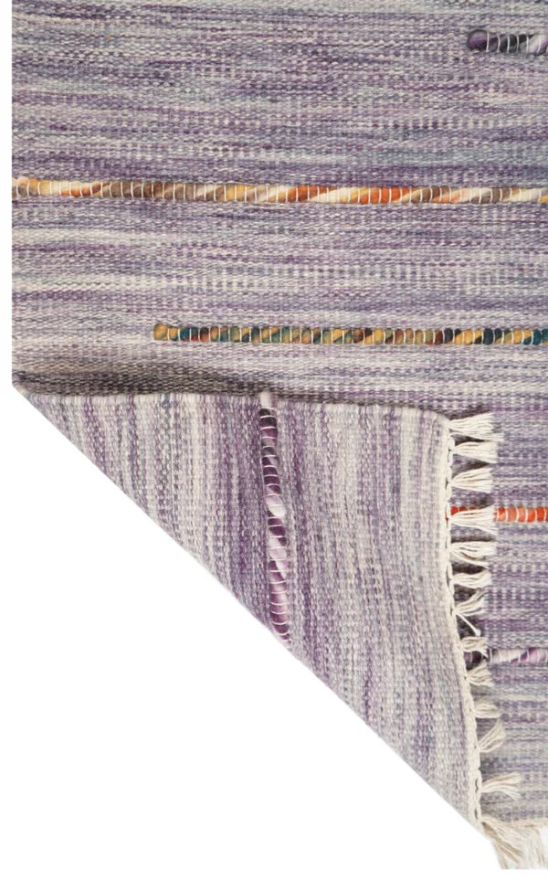Mirzapur Manjari Motley Hand Woven Cotton Rug