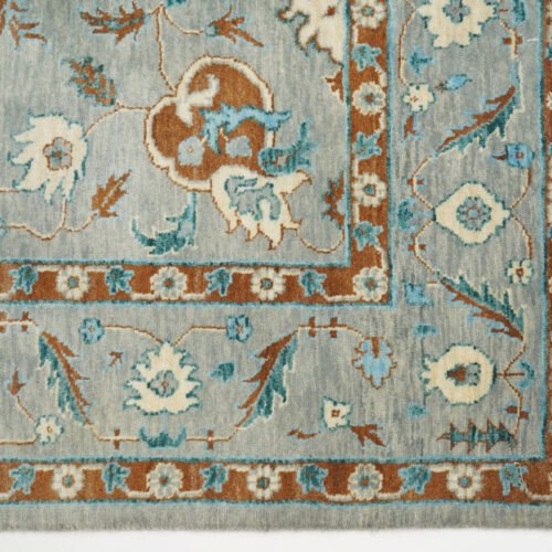 FO-235A (2) HAND KNOTTED WOOLEN CARPETS