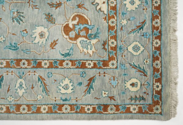 FO-235A (2) HAND KNOTTED WOOLEN CARPETS