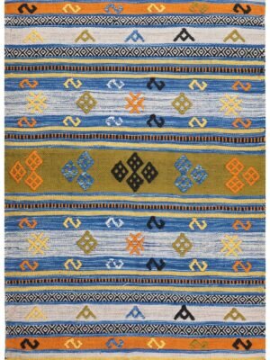 Mirzapur Carpet Indigo Imlak