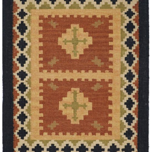 Rajputana Hand Woven Woolen Rug