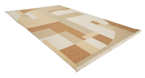 VCS-6204A Muted Mosaic Hand Knotted Soumak Carpet