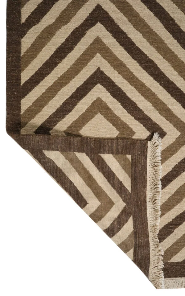 Geometric Gaatha Hand Knotted Soumak Carpet