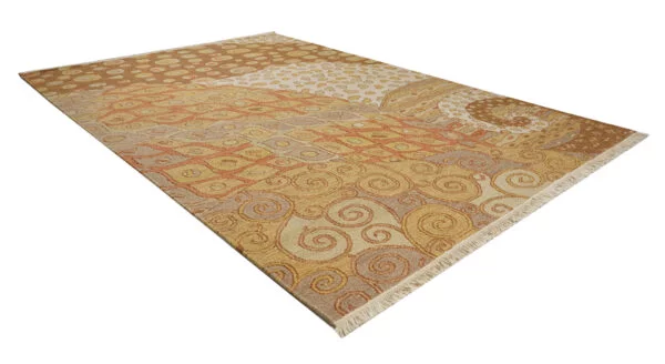 Soneera Swirl Hand Knotted Soumak Carpet