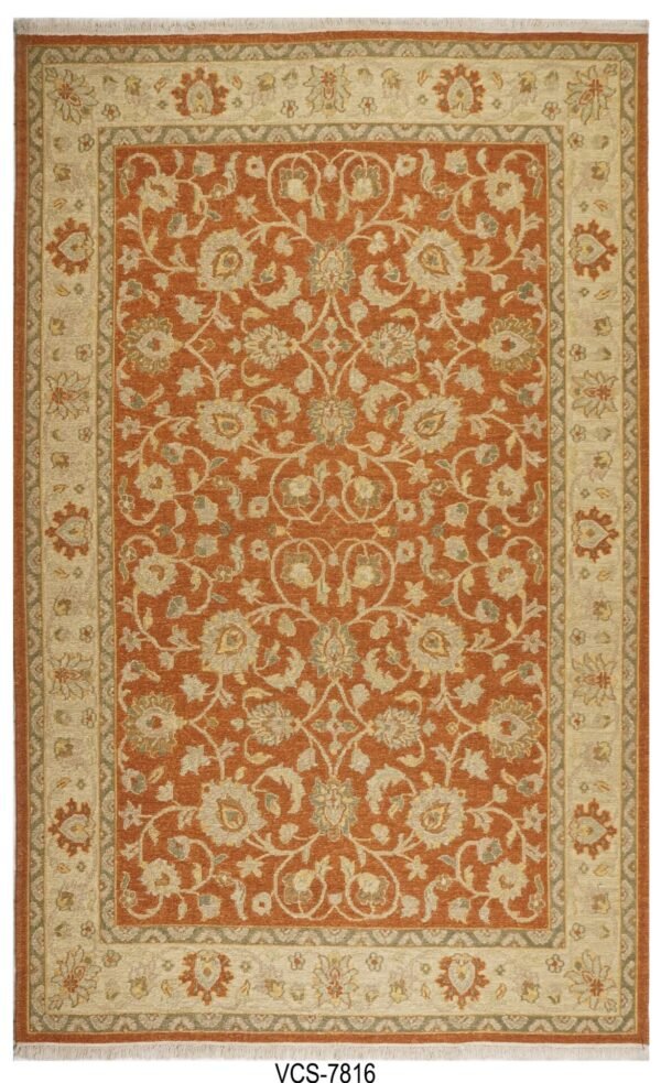 Mirzapur Carpet Saffron Symphony