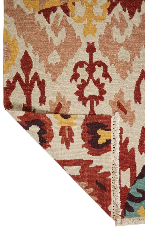 Jaipuri Jhankar Hand Knotted Soumak Carpet