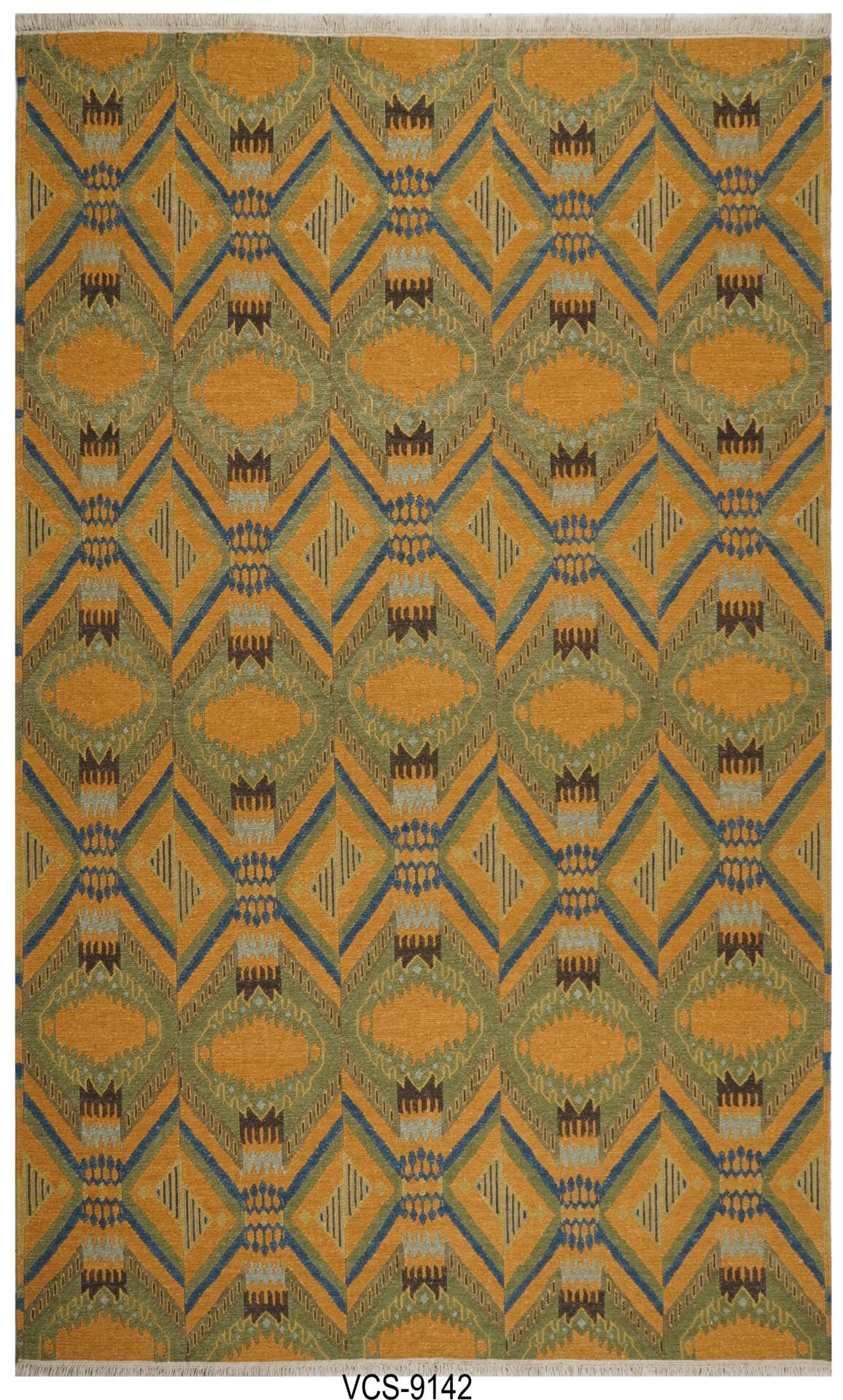 Shashwat Sonata Hand Knotted Soumak Carpet - Mirzapur Qaleen